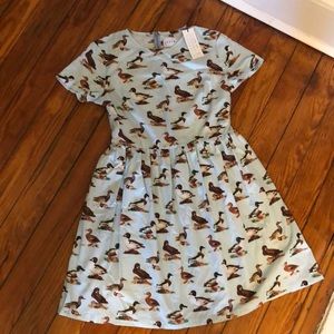 Custom cotton fit & flare dress from OFF/ON Sz L